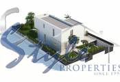 ​Villa de nueva construcción en venta en Finestrat, Costa Blanca, España. ON1858