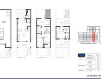 New build - Semi-Detached Villa - Alicante - Rafal